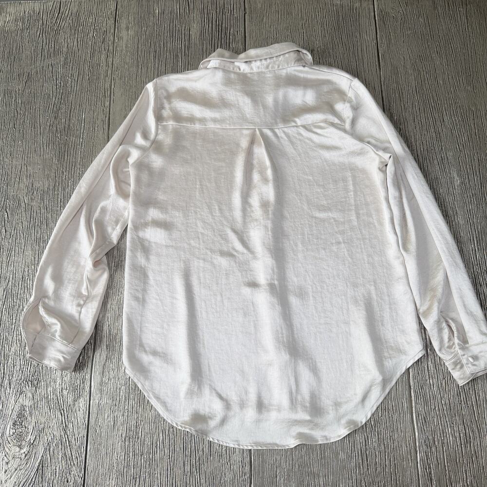 PRINCESS POLLY Vintage Vibes Shirt Champagne Size 4 - Picture 10 of 10